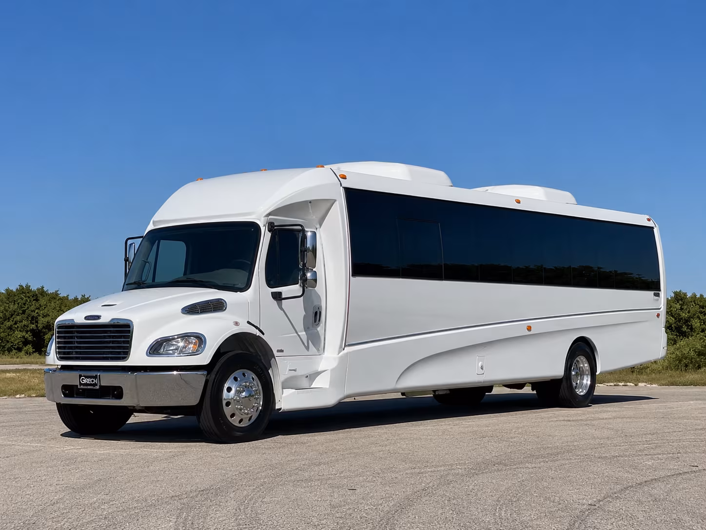 Wilmington Bachelor & Bachelorette Transportation party bus exterior