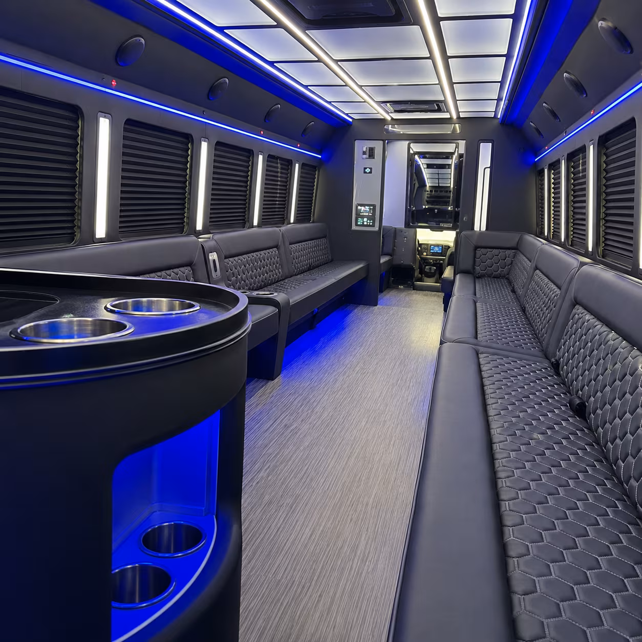 Wilmington Bachelor & Bachelorette Transportation party bus exterior