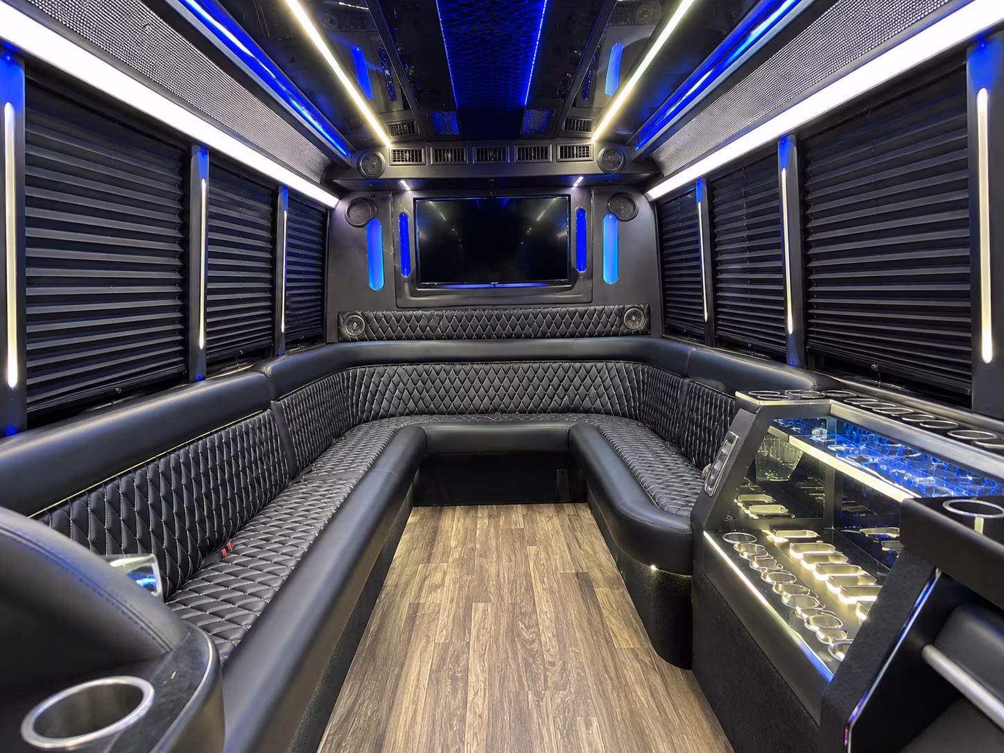 Wilmington Bachelor & Bachelorette Transportation onboard seating