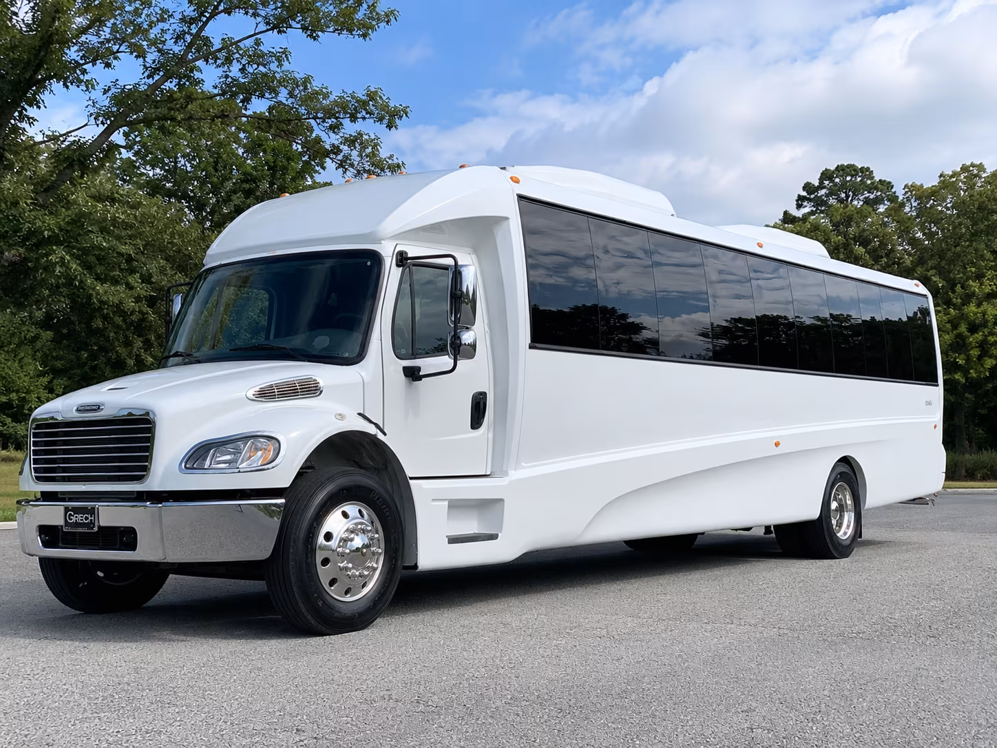 Wilmington Concert & Music Festival Transportation party bus exterior
