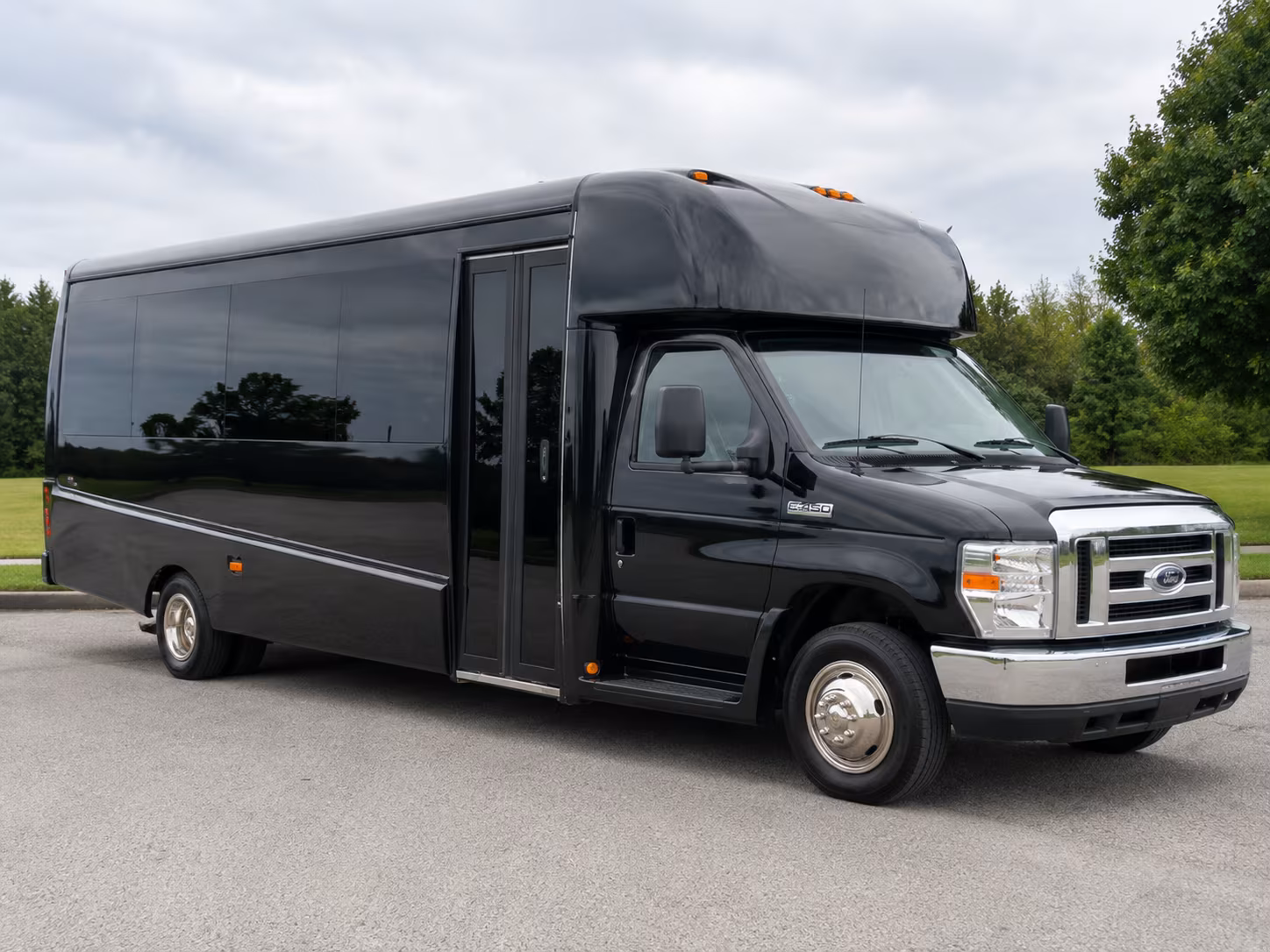Wilmington Corporate Transportation party bus exterior