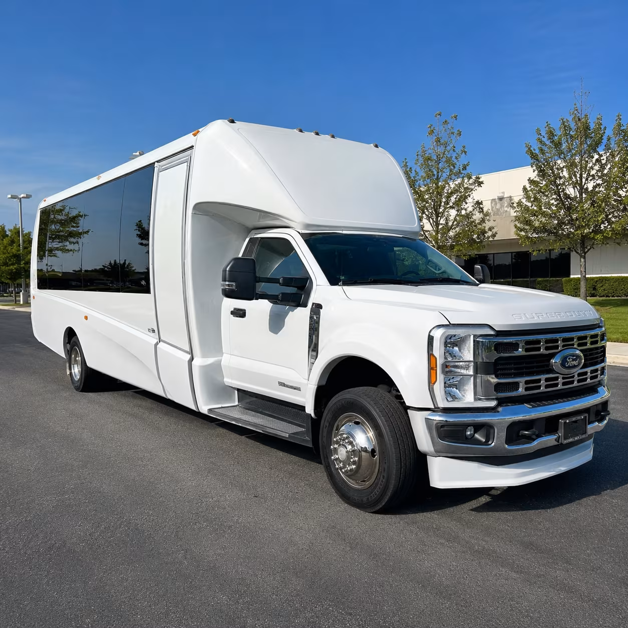 Wilmington Corporate Transportation party bus exterior