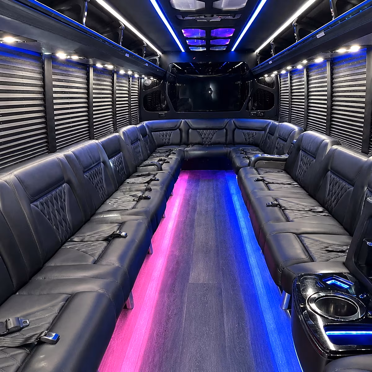 Wilmington Private Event Transportation onboard seating