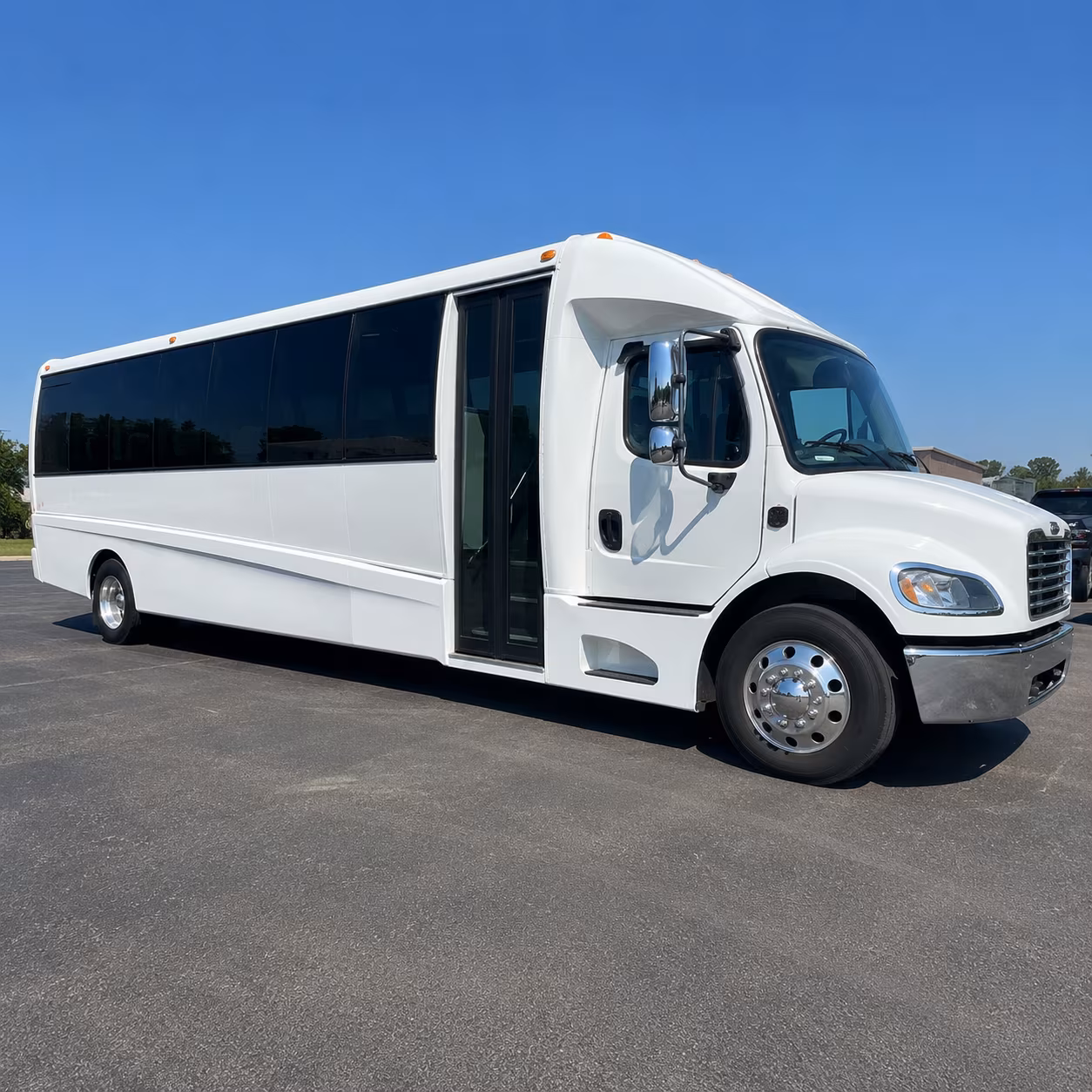 Wilmington School Event Transportation party bus exterior