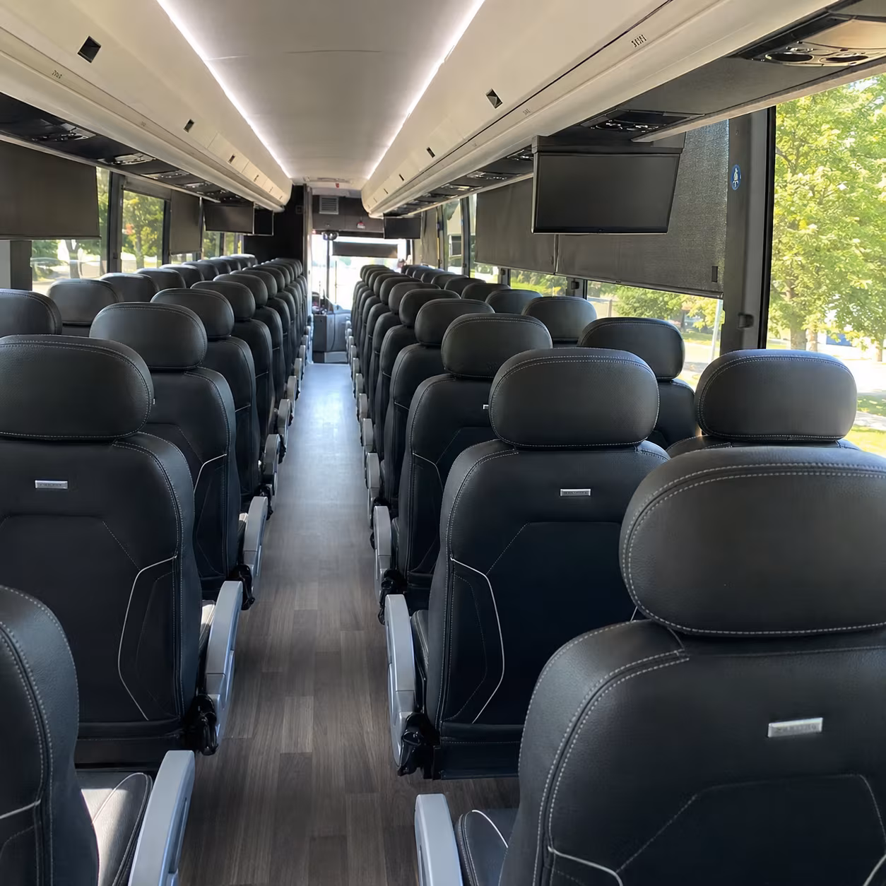 Wilmington School Event Transportation party bus exterior