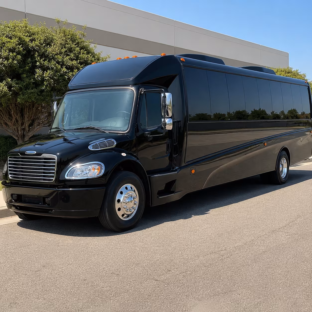 Wilmington School Event Transportation party bus exterior