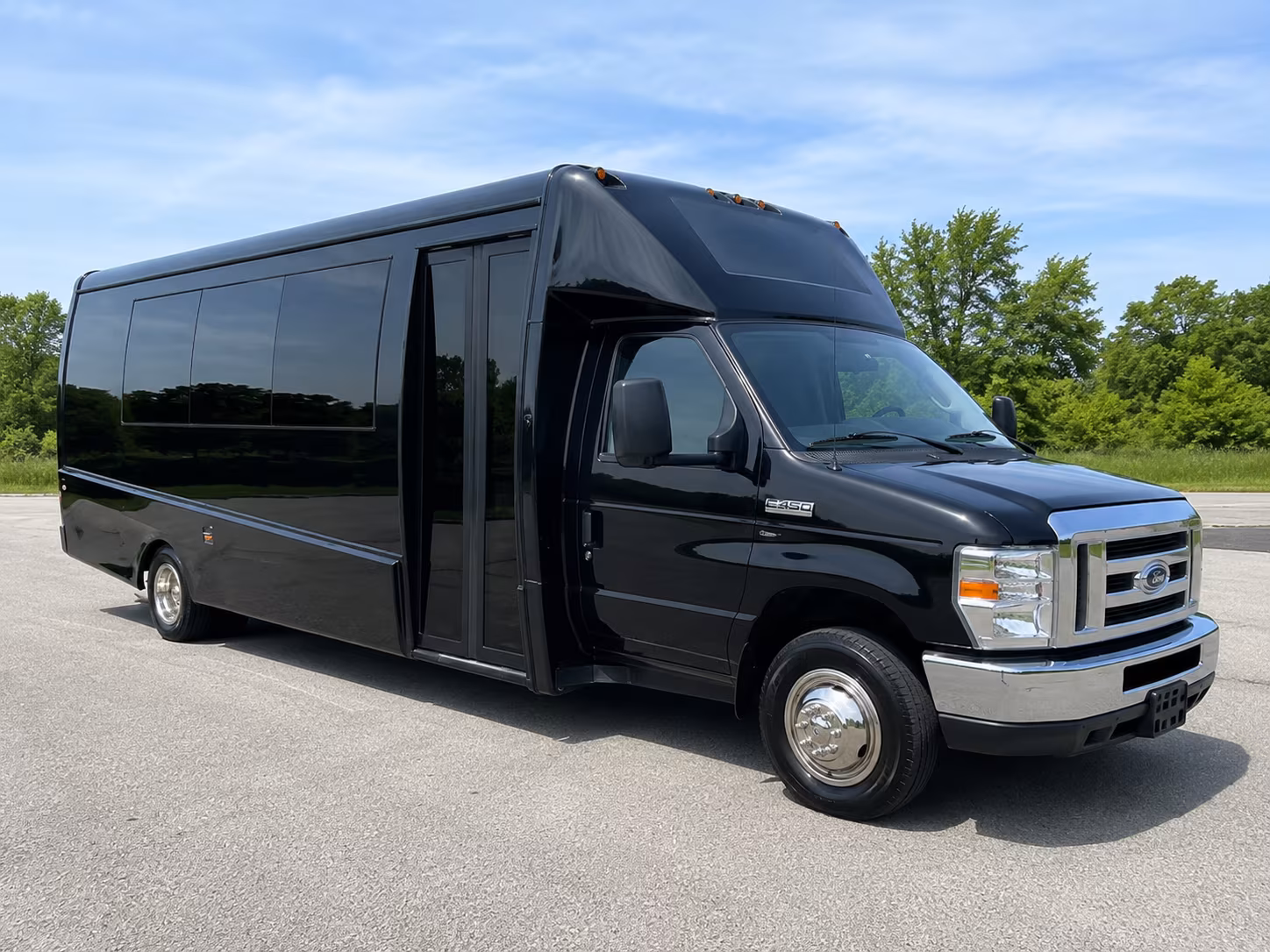 Wilmington School Event Transportation party bus interior