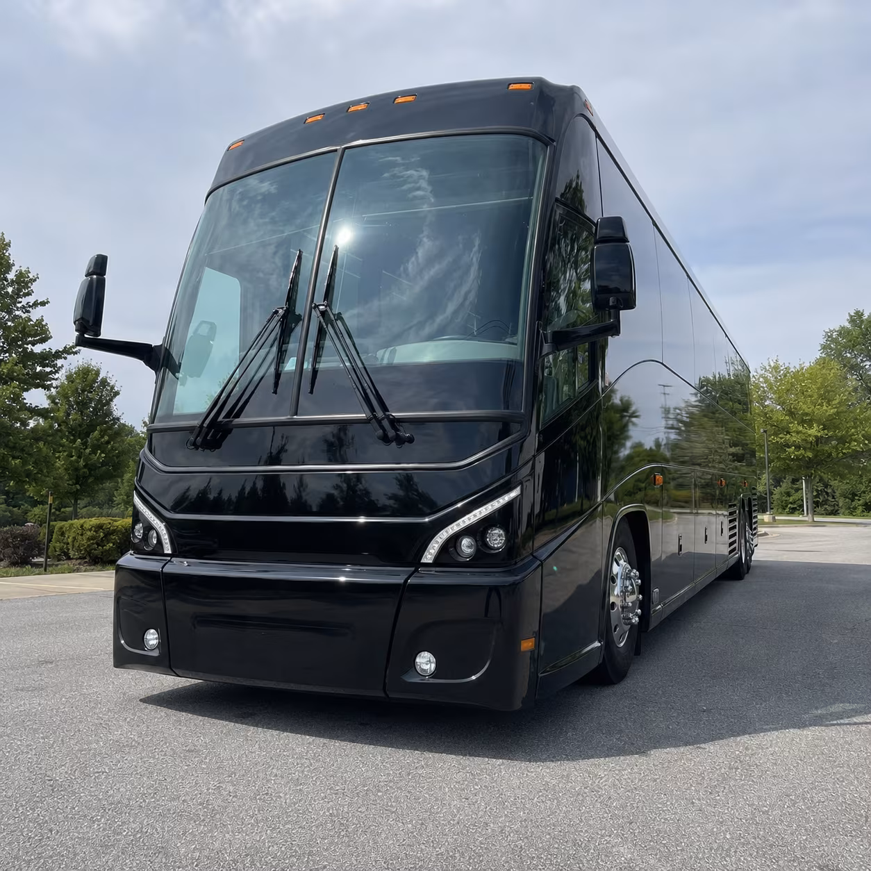 Wilmington School Event Transportation party bus exterior