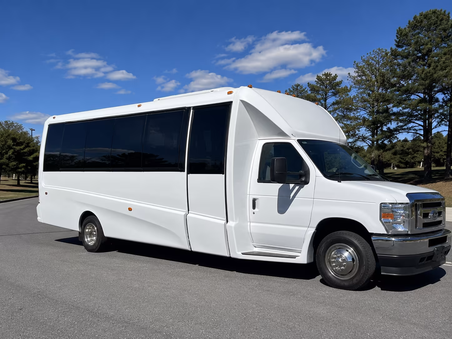 Wilmington Sporting Event Transportation party bus exterior