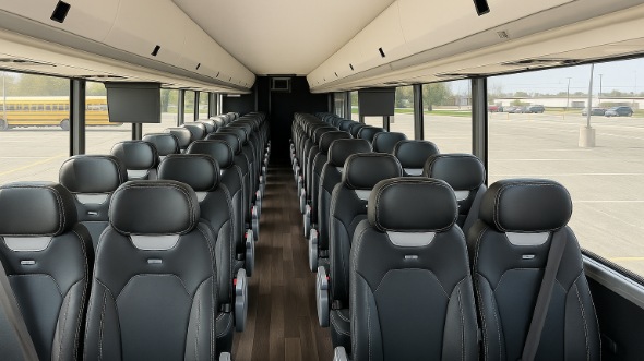 Interior of Wilmington Party Bus Company's 30 Passenger Minibus in Wilmington