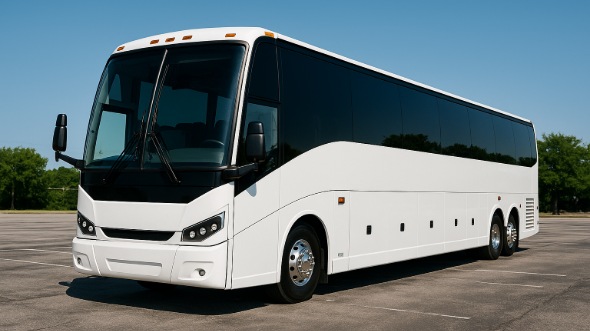 Exterior of Wilmington Party Bus Company's 44 Passenger Charter Bus in Wilmington