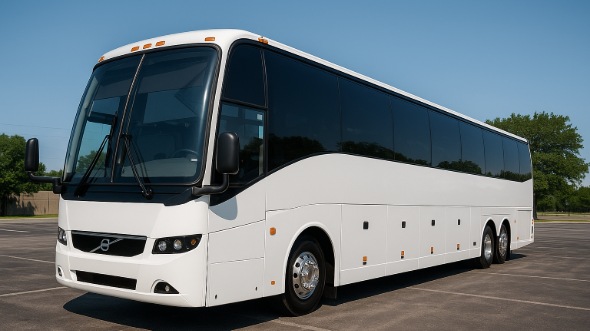 Exterior of Wilmington Party Bus Company's 50 Passenger Party Bus in Durham