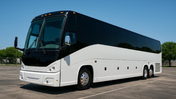 Exterior of Wilmington Party Bus Company's 50 Passenger Party Bus in Greenville