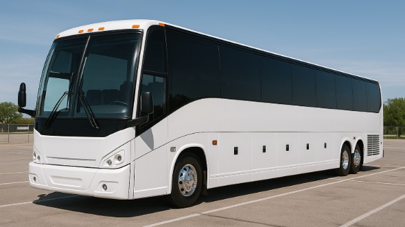 Exterior of Wilmington Party Bus Company's 56 Passenger Charter Bus in Wilmington